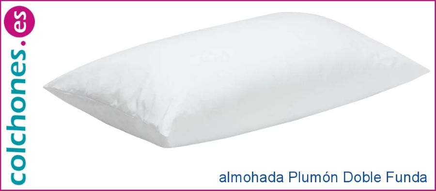 almohada de pluma o de plumón