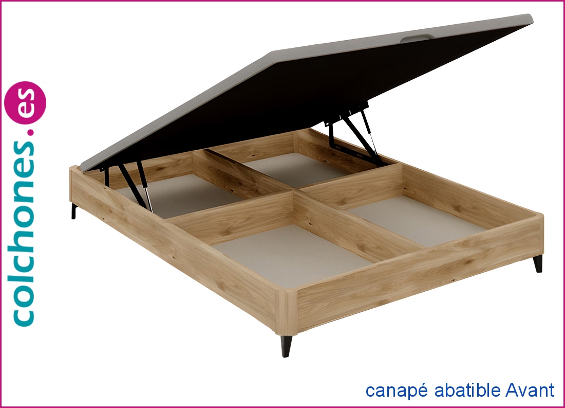 Canapé de madera Avant de Relax, moderno y funcional