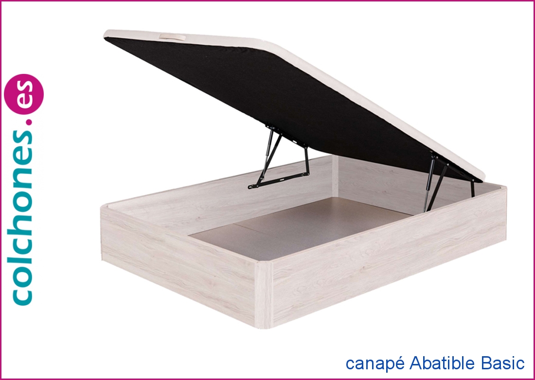 Canapé abatible de madera Basic, funcional y resistente