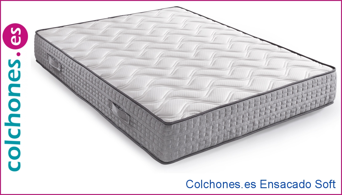 MaterassieDoghe - colchón 120x190 de muelles ensacados y viscoelástico - 13  zonas de confort - 27 cm de altura
