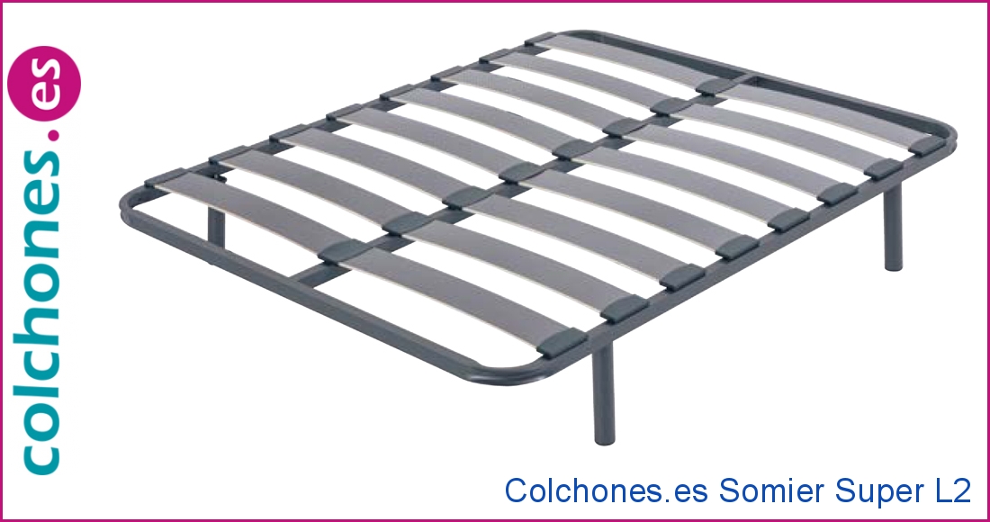 Somier Laminas Anchas Medida Colchones 80x180