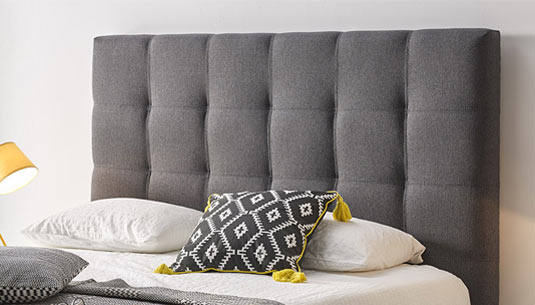 Cabecero tapizado en tela Elisa - El mejor para tu dormitorio